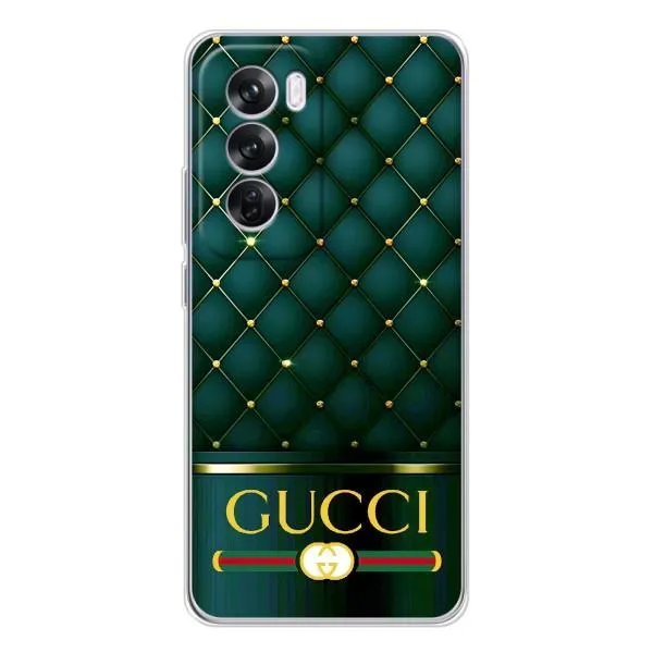 Чохол з принтом «Текстура Гуччі» для OPPO Reno 12 Pro