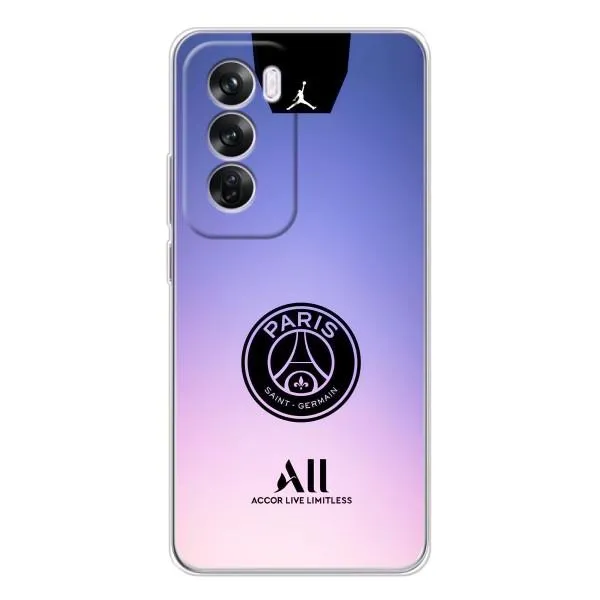 Чехол с принтом «лого PSG» для OPPO Reno 12 Pro