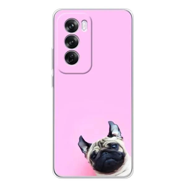 Чехол с принтом «Смешная собака» для OPPO Reno 12 Pro