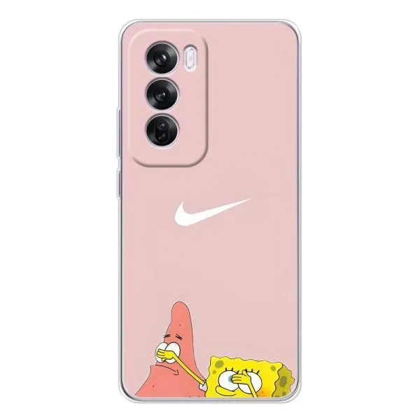 Чехол с принтом «Патрик и Губка» для OPPO Reno 12 Pro