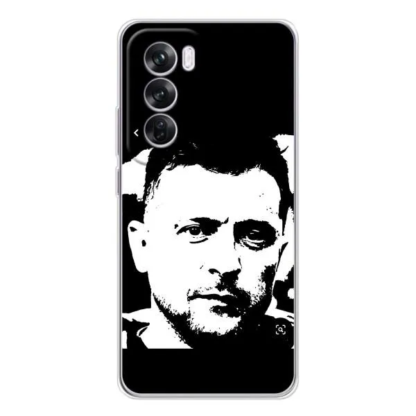 Чехол с принтом «Зеленский АРТ» для OPPO Reno 12 Pro