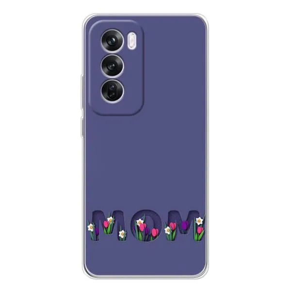 Чохол з принтом «Мама в квітах» для OPPO Reno 12 Pro Чохол з принтом «Мама в квітах» для OPPO Reno 12 Pro