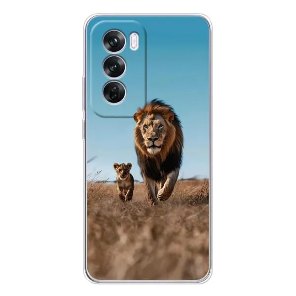 Чехол с принтом «Мусафа и Симба» для OPPO Reno 12 Pro Чехол с принтом «Мусафа и Симба» для OPPO Reno 12 Pro