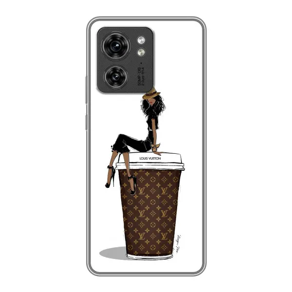 Чехол с принтом «кофе LOUIS VUITTON» для OPPO Reno 13 5G