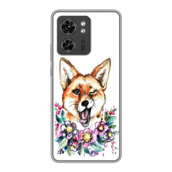 Чехол с принтом «Веселая лисичка» для OPPO Reno 13 5G