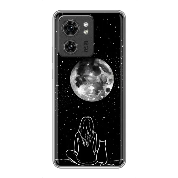Чехол с принтом «Девушка с котом» для OPPO Reno 13 5G Чехол с принтом «Девушка с котом» для OPPO Reno 13 5G