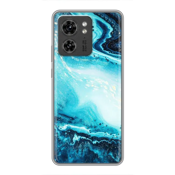 Чехол с принтом «Голубой мрамор» для OPPO Reno 13 5G