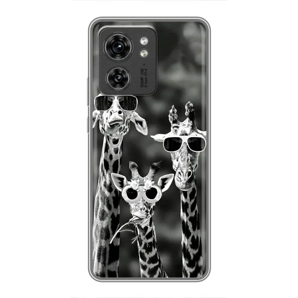 Чехол с принтом «Жирафы в очках» для OPPO Reno 13 5G