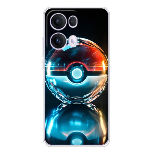 Чехол с принтом «Мяч Пикачу» для OPPO Reno 13 Pro 5G