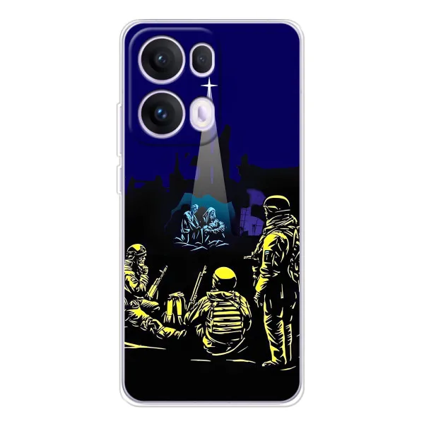 Чохол з принтом «Різдво в Україні» для OPPO Reno 13 Pro 5G