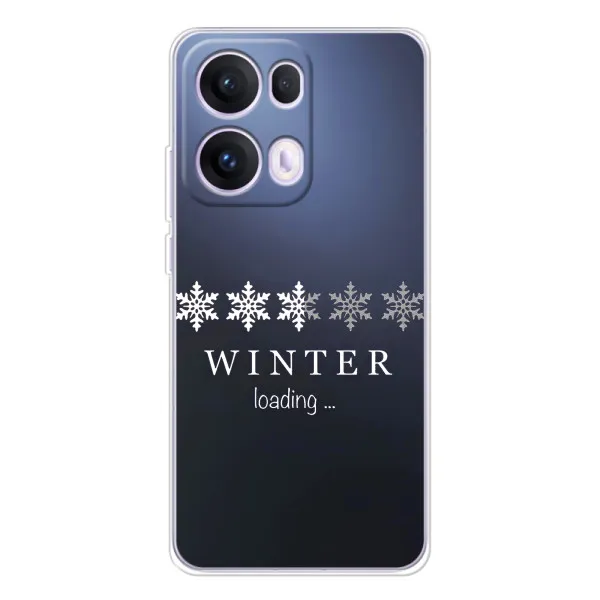 Чехол с принтом «Winter loading» для OPPO Reno 13 Pro 5G
