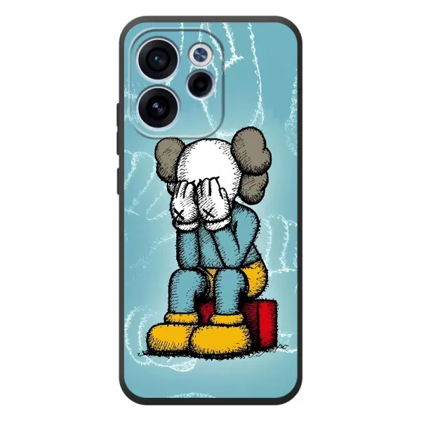 Чехол с принтом «Плач Bearbrick» для OPPO Reno 15 F