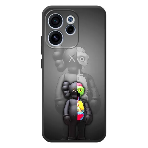 Чехол с принтом «Тело Bearbrick» для OPPO Reno 15 F
