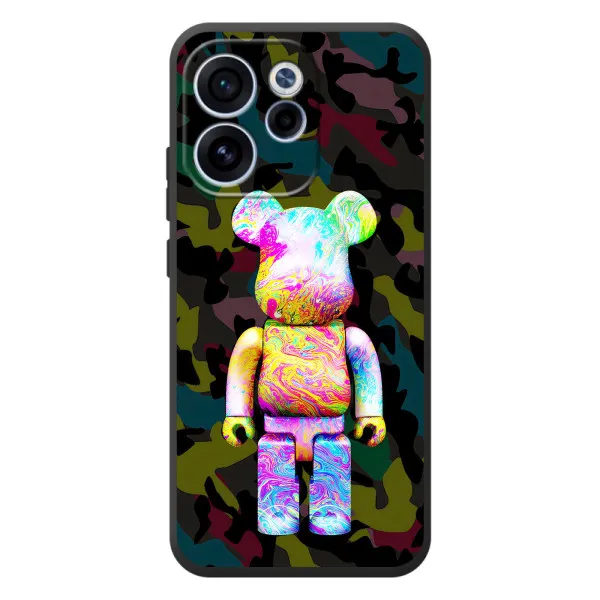 Чехол с принтом «Яркий Bearbrick» для OPPO Reno 15 F