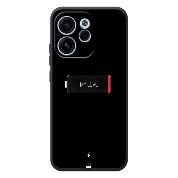 Чехол с принтом «Love battery» для OPPO Reno 15 F