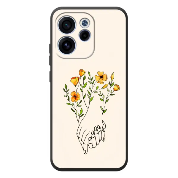 Чехол с принтом «Руки любви» для OPPO Reno 15 F