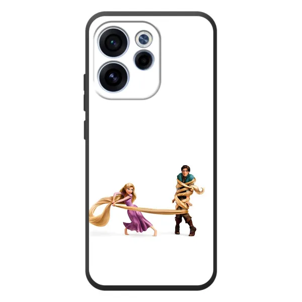 Чехол с принтом «Рапунцель и Флин» для OPPO Reno 15 F Чехол с принтом «Рапунцель и Флин» для OPPO Reno 15 F