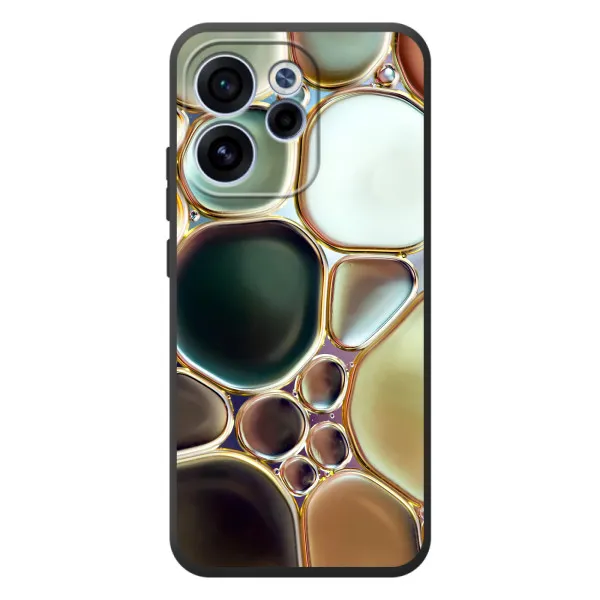 Чехол с принтом «Радужный Мрамор» для OPPO Reno 15 F