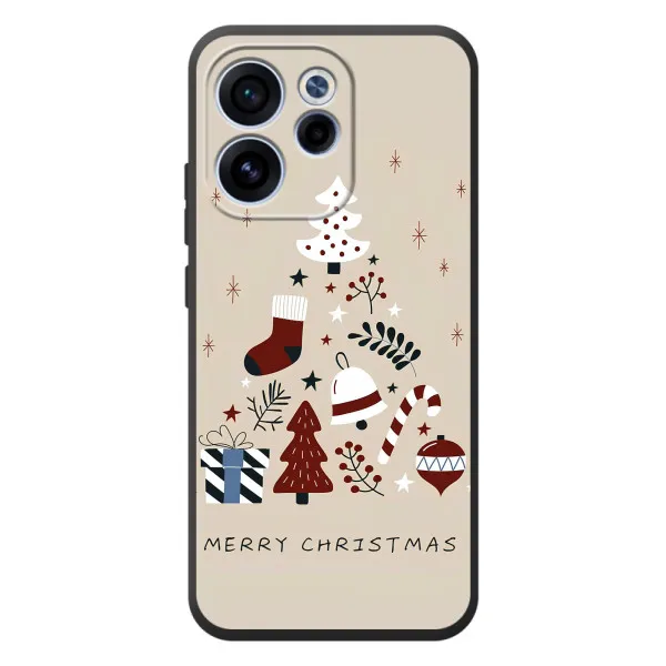 Чохол з принтом «Merry Christmas» для OPPO Reno 15 F