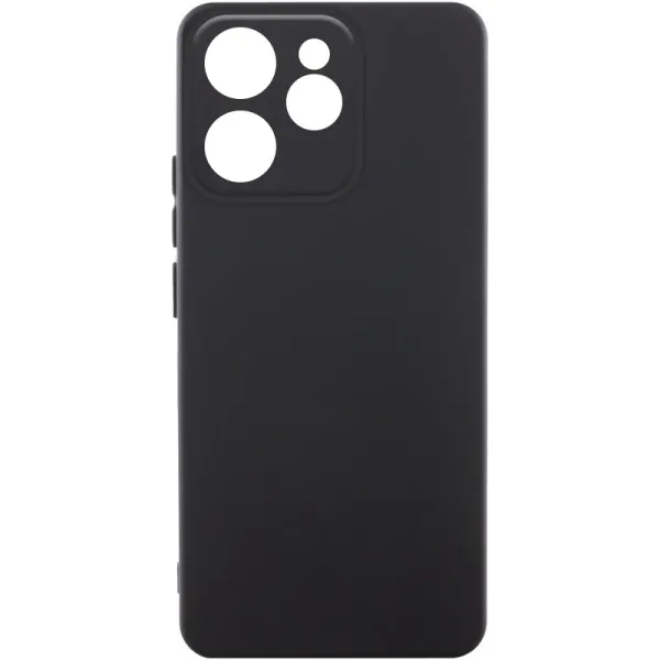 Чехол TPU GETMAN Liquid Silk Full Camera для Oppo Reno 15 Pro — Черный — фото 1
