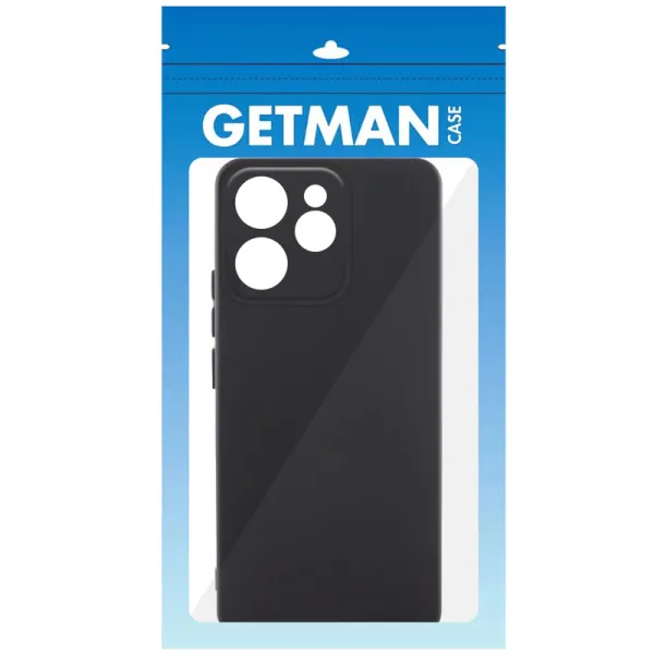 Чехол TPU GETMAN Liquid Silk Full Camera для Oppo Reno 15 Pro — Черный — фото 2
