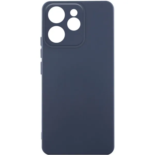 Чехол TPU GETMAN Liquid Silk Full Camera для Oppo Reno 15 Pro — Синий