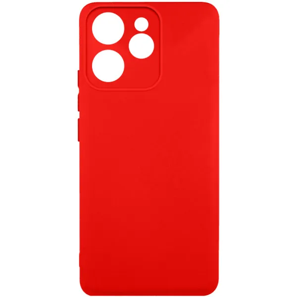 Чехол TPU GETMAN Liquid Silk Full Camera для Oppo Reno 15 Pro — Красный