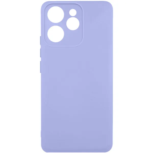 Чехол TPU GETMAN Liquid Silk Full Camera для Oppo Reno 15 Pro — Сиреневый