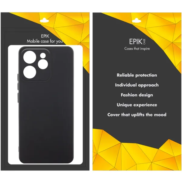 Чехол TPU Epik Black Full Camera для Oppo Reno 15 Pro — Черный — фото 2