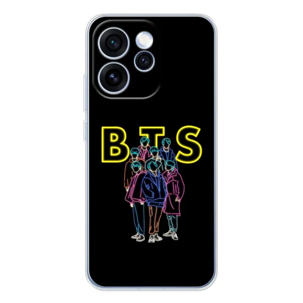 Чехол с принтом «BTS стайл» для OPPO Reno 15 Pro