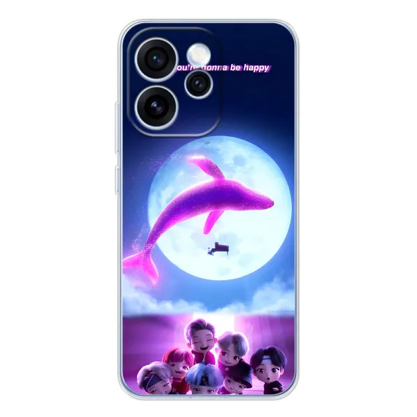 Чехол с принтом «КИТ BTS» для OPPO Reno 15 Pro