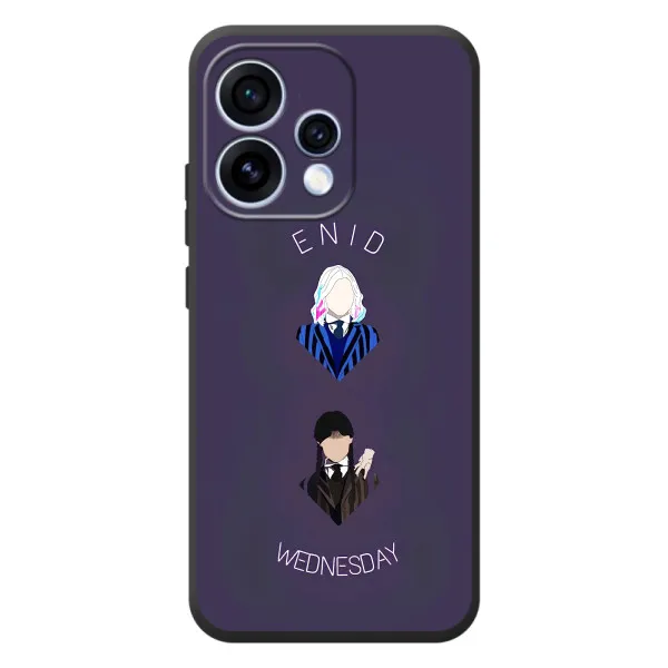 Чехол с принтом «Уэнздей и подруга» для OPPO Reno 15 Чехол с принтом «Уэнздей и подруга» для OPPO Reno 15