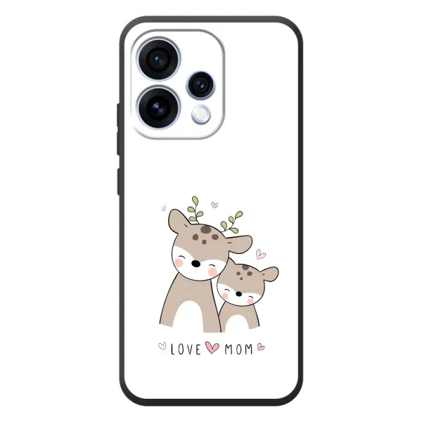 Чохол з принтом «Оленята мама і малюк» для OPPO Reno 15 Чохол з принтом «Оленята мама і малюк» для OPPO Reno 15