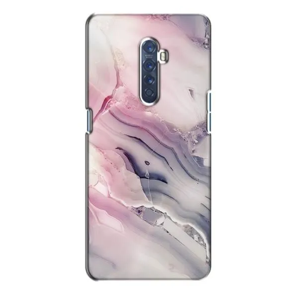 Чехол с принтом «Пурпурный Мрамор» для OPPO Reno 2