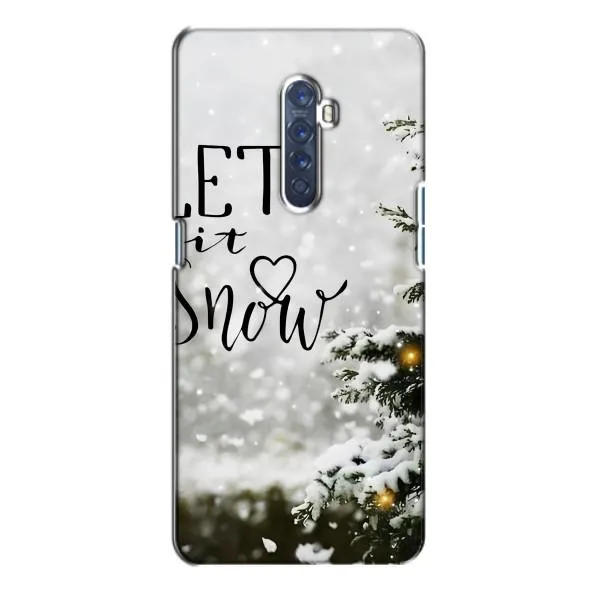 Чехол с принтом «Let it snow» для OPPO Reno 2