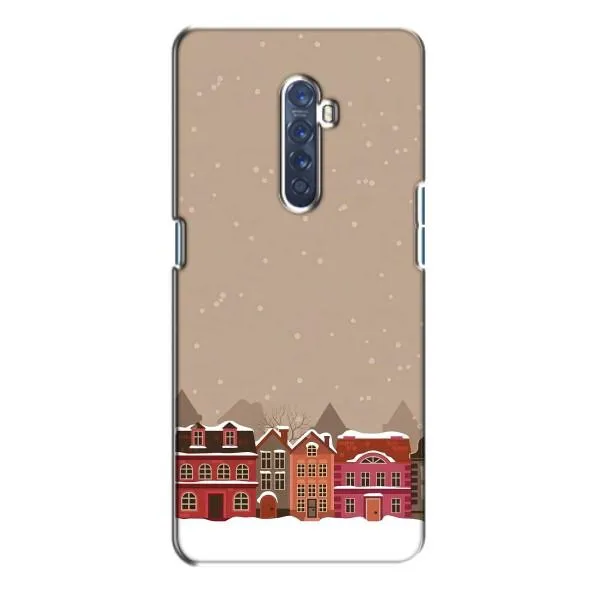 Чехол с принтом «Зимний город» для OPPO Reno 2