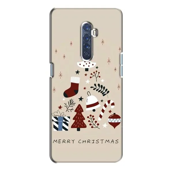 Чохол з принтом «Merry Christmas» для OPPO Reno 2