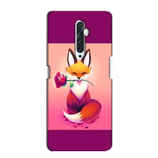 Чехол с принтом «Лисичка с розочкой» для OPPO Reno 2Z