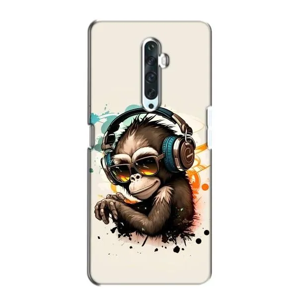 Чохол з принтом «Макака в навушниках» для OPPO Reno 2Z Чохол з принтом «Макака в навушниках» для OPPO Reno 2Z