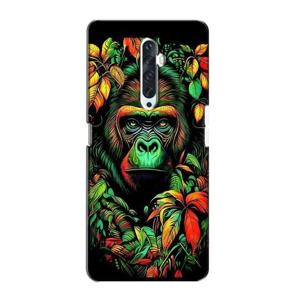 Чохол з принтом «Мавпа в квітах» для OPPO Reno 2Z Чохол з принтом «Мавпа в квітах» для OPPO Reno 2Z
