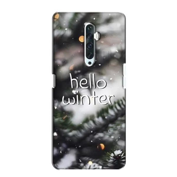 Чехол с принтом «Hello winter» для OPPO Reno 2Z