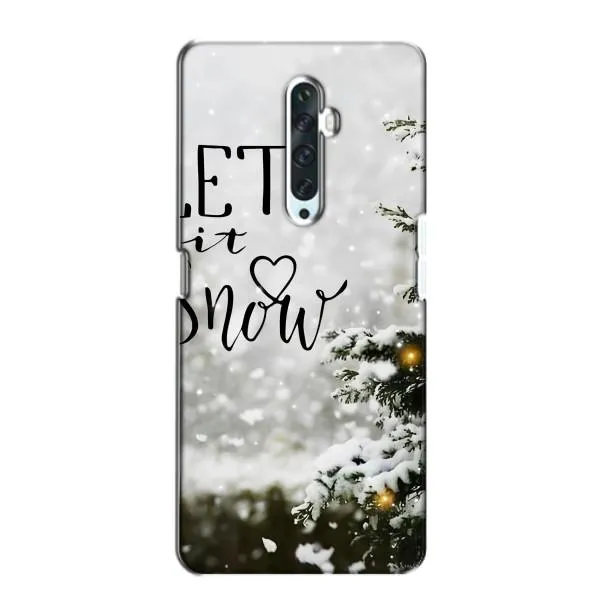 Чехол с принтом «Let it snow» для OPPO Reno 2Z