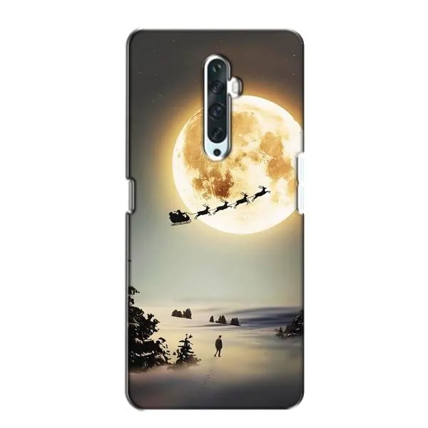 Чехол с принтом «Санта на луне» для OPPO Reno 2Z
