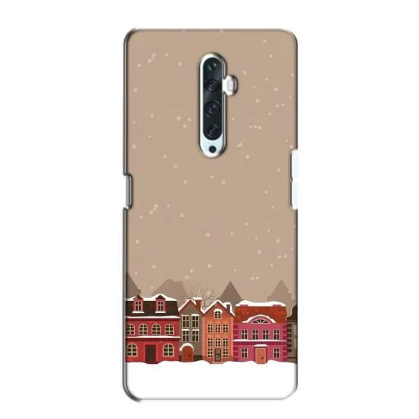 Чехол с принтом «Зимний город» для OPPO Reno 2Z