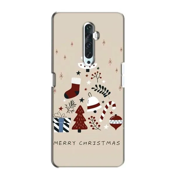 Чехол с принтом «Merry Christmas» для OPPO Reno 2Z