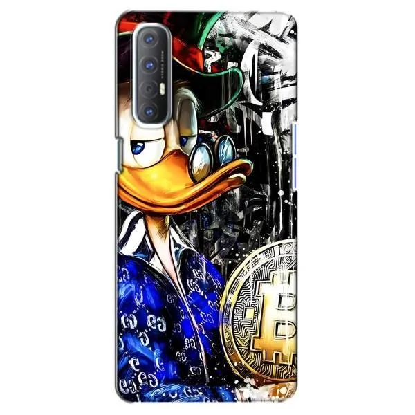 Чехол с принтом «Биткойн Скрудж» для OPPO Reno 3 Pro