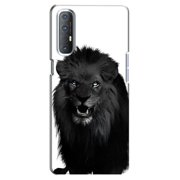 Чехол с принтом «Черный ЛЕВ» для OPPO Reno 3 Pro