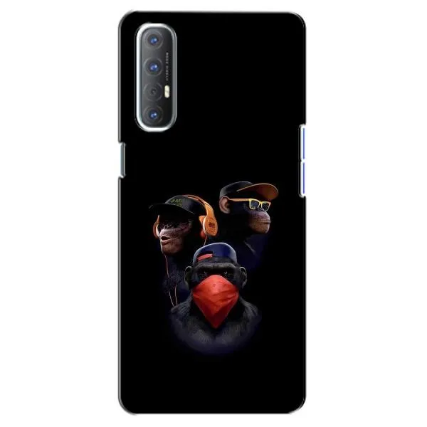 Чохол з принтом «Три мавпи» для OPPO Reno 3 Pro