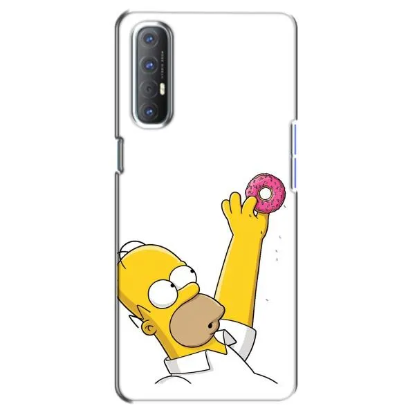 Чехол с принтом «Гомер с пончиком» для OPPO Reno 3 Pro