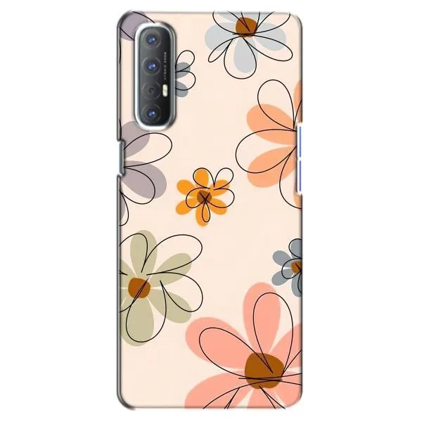 Чохол з принтом «Кольорові квіти» для OPPO Reno 3 Pro Чохол з принтом «Кольорові квіти» для OPPO Reno 3 Pro